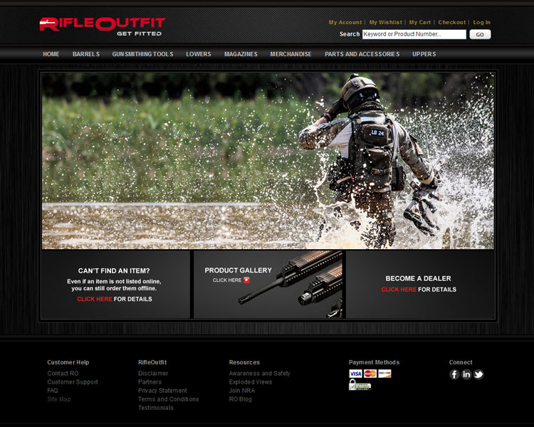 RifleOutfit.com / Built with Magento